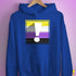 Nonbinary Pride Flag Exclamation Point Hoodie